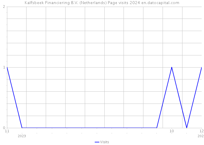 Kalfsbeek Financiering B.V. (Netherlands) Page visits 2024 
