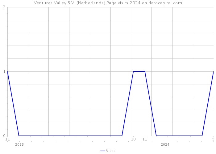 Ventures Valley B.V. (Netherlands) Page visits 2024 