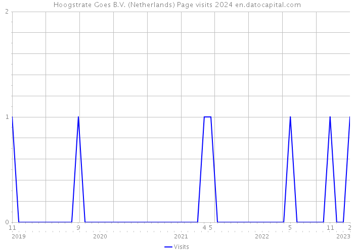 Hoogstrate Goes B.V. (Netherlands) Page visits 2024 