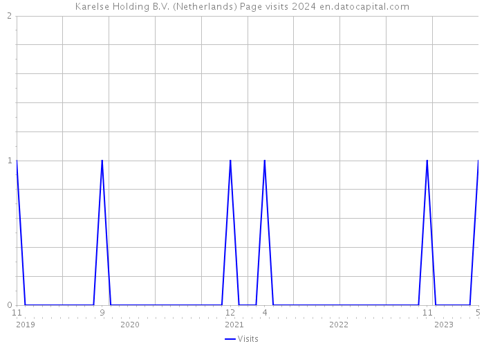 Karelse Holding B.V. (Netherlands) Page visits 2024 