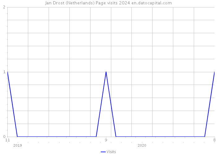 Jan Drost (Netherlands) Page visits 2024 