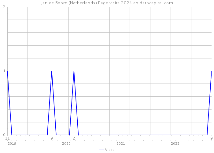 Jan de Boom (Netherlands) Page visits 2024 