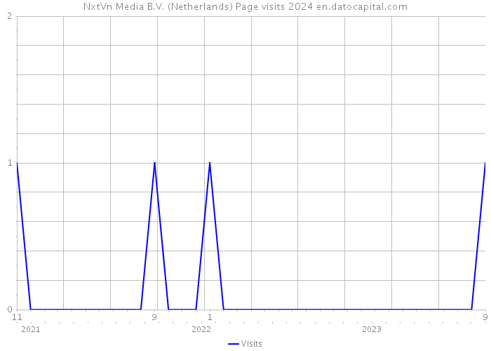NxtVn Media B.V. (Netherlands) Page visits 2024 
