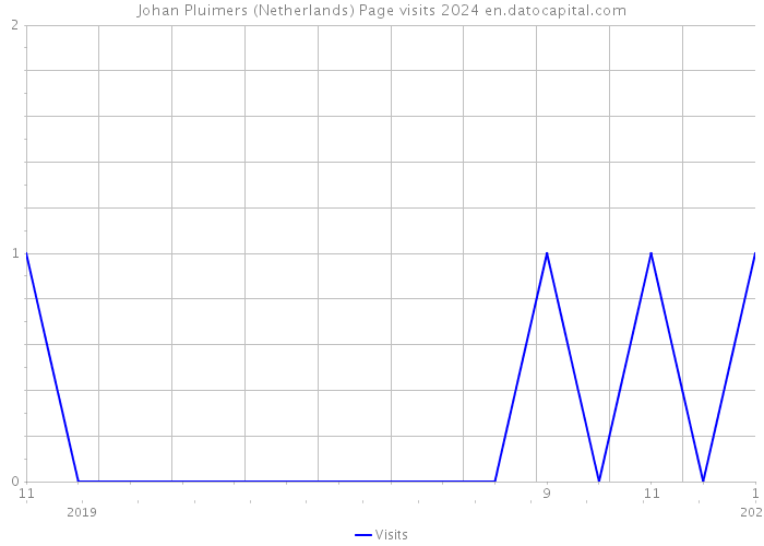 Johan Pluimers (Netherlands) Page visits 2024 