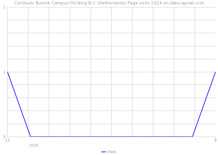 Certitudo Bunnik Campus Holding B.V. (Netherlands) Page visits 2024 