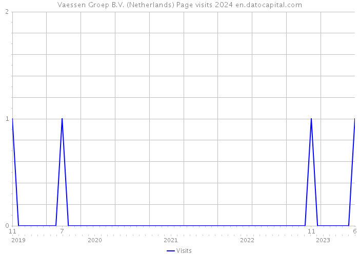 Vaessen Groep B.V. (Netherlands) Page visits 2024 