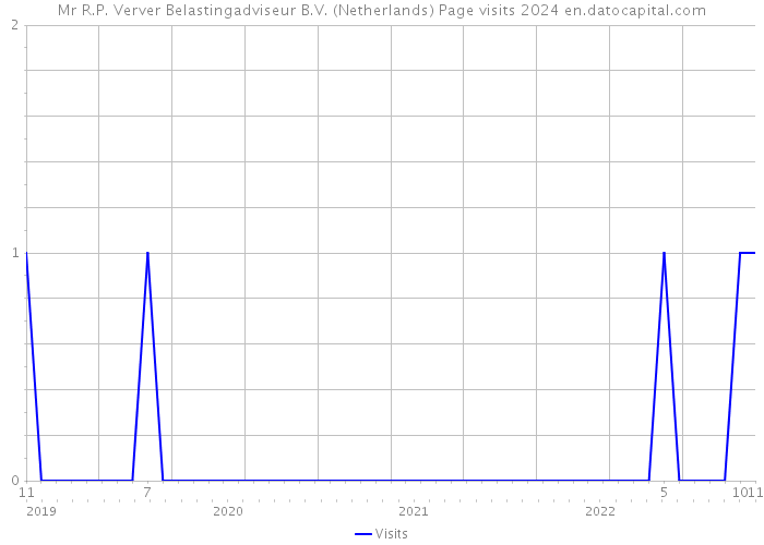 Mr R.P. Verver Belastingadviseur B.V. (Netherlands) Page visits 2024 