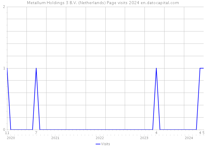 Metallum Holdings 3 B.V. (Netherlands) Page visits 2024 