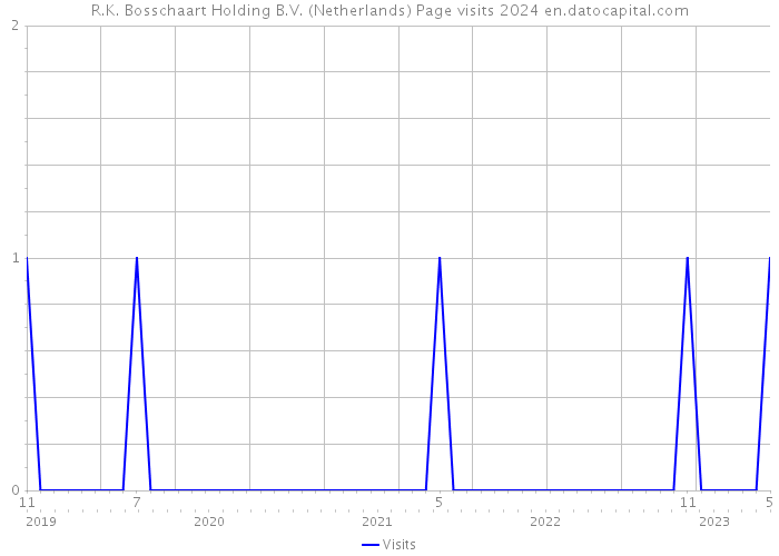 R.K. Bosschaart Holding B.V. (Netherlands) Page visits 2024 