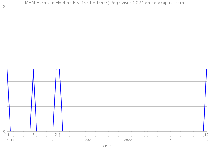 MHM Harmsen Holding B.V. (Netherlands) Page visits 2024 
