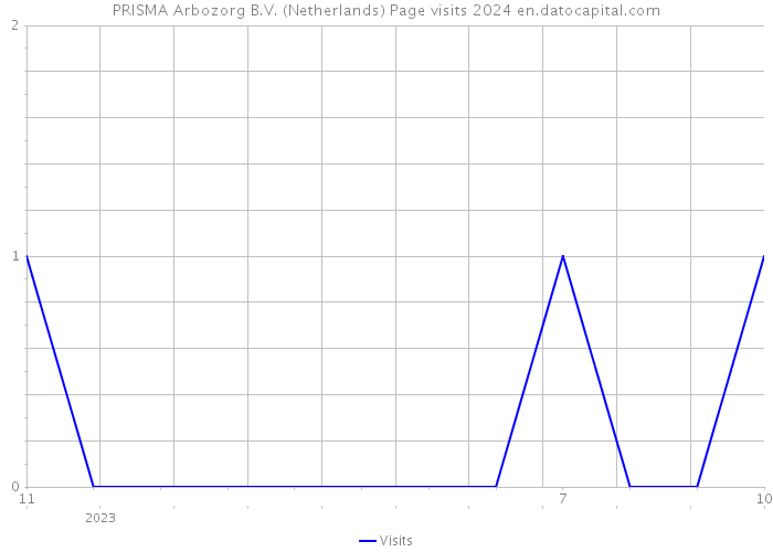 PRISMA Arbozorg B.V. (Netherlands) Page visits 2024 