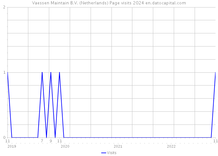 Vaessen Maintain B.V. (Netherlands) Page visits 2024 