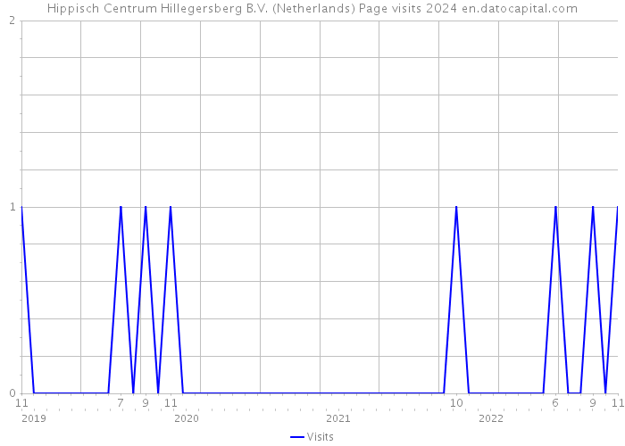 Hippisch Centrum Hillegersberg B.V. (Netherlands) Page visits 2024 