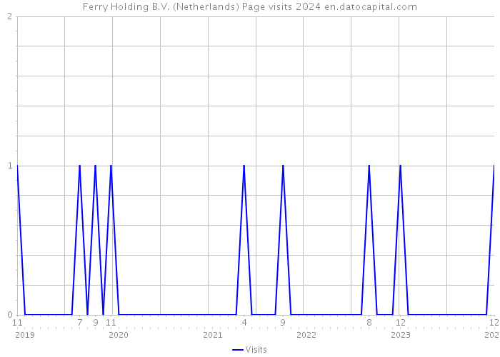 Ferry Holding B.V. (Netherlands) Page visits 2024 