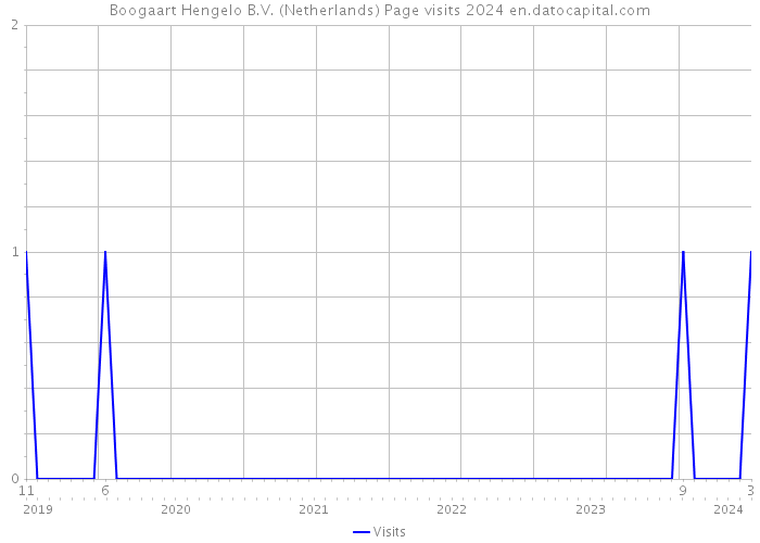 Boogaart Hengelo B.V. (Netherlands) Page visits 2024 
