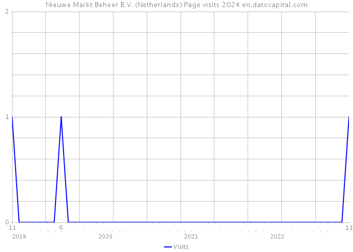 Nieuwe Markt Beheer B.V. (Netherlands) Page visits 2024 