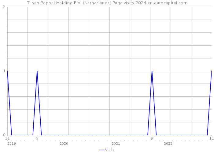 T. van Poppel Holding B.V. (Netherlands) Page visits 2024 