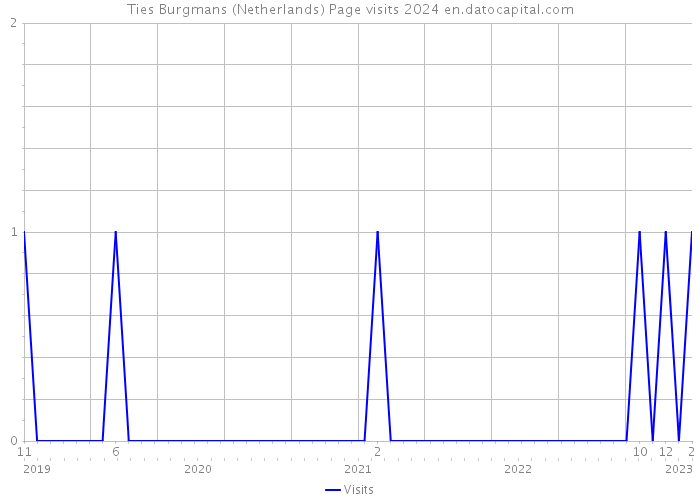 Ties Burgmans (Netherlands) Page visits 2024 