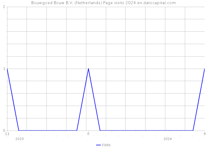 Bouwgoed Bouw B.V. (Netherlands) Page visits 2024 
