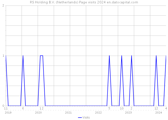 RS Holding B.V. (Netherlands) Page visits 2024 