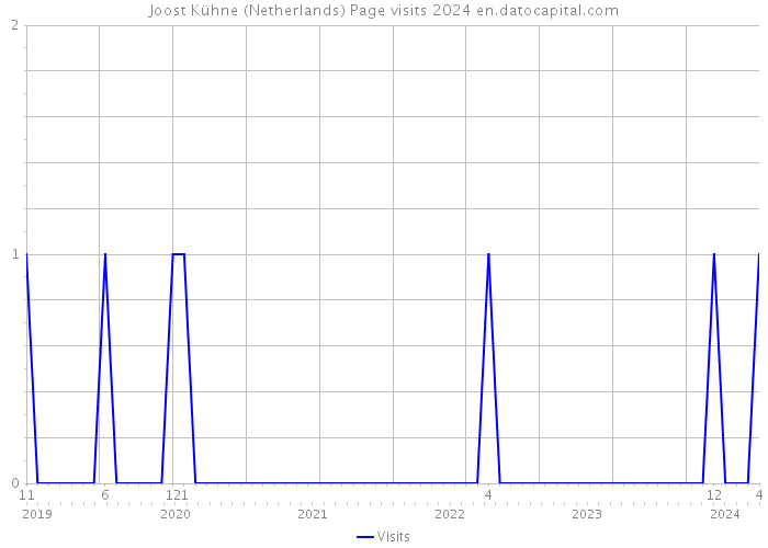 Joost Kühne (Netherlands) Page visits 2024 