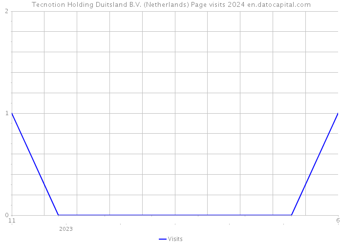 Tecnotion Holding Duitsland B.V. (Netherlands) Page visits 2024 