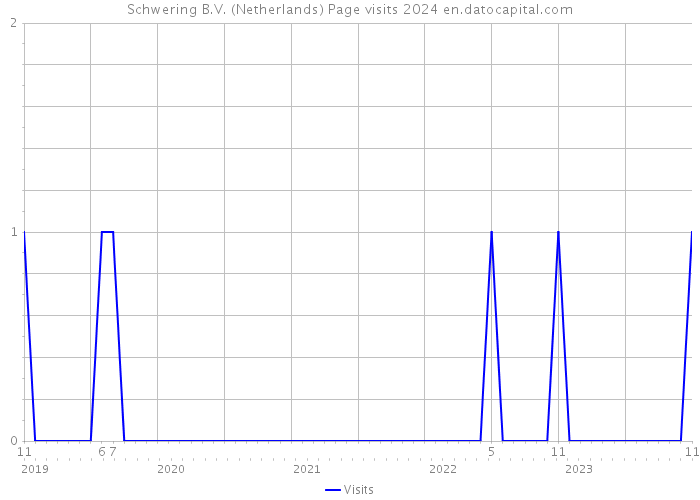 Schwering B.V. (Netherlands) Page visits 2024 