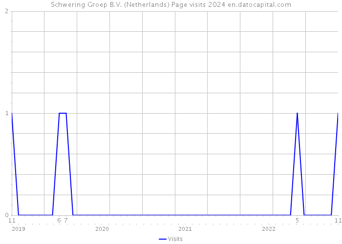 Schwering Groep B.V. (Netherlands) Page visits 2024 