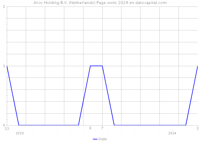 Arco Holding B.V. (Netherlands) Page visits 2024 