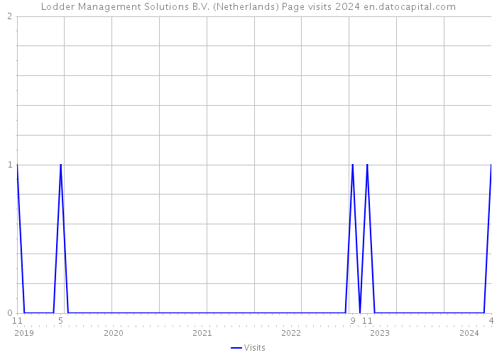 Lodder Management Solutions B.V. (Netherlands) Page visits 2024 