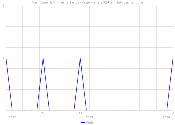 Van Caam B.V. (Netherlands) Page visits 2024 