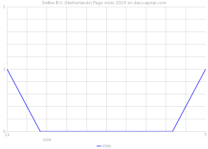 DeBee B.V. (Netherlands) Page visits 2024 