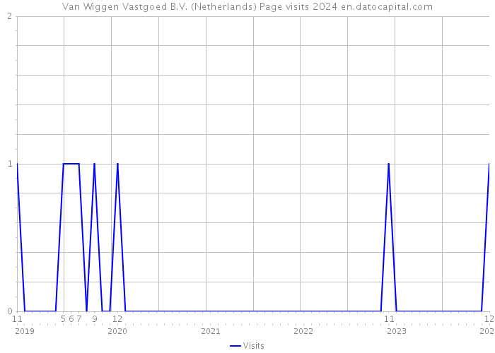 Van Wiggen Vastgoed B.V. (Netherlands) Page visits 2024 