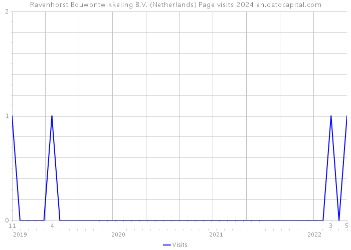 Ravenhorst Bouwontwikkeling B.V. (Netherlands) Page visits 2024 