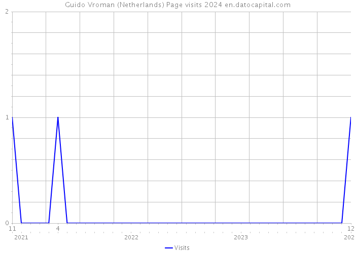 Guido Vroman (Netherlands) Page visits 2024 