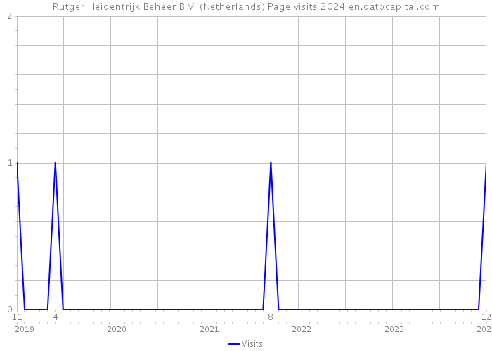 Rutger Heidentrijk Beheer B.V. (Netherlands) Page visits 2024 