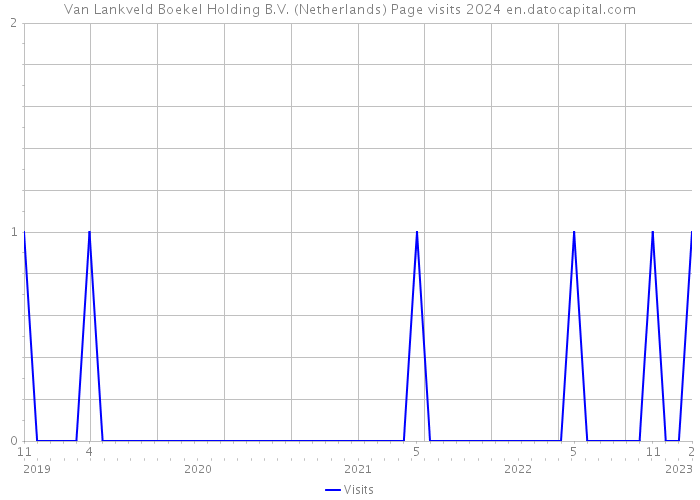 Van Lankveld Boekel Holding B.V. (Netherlands) Page visits 2024 
