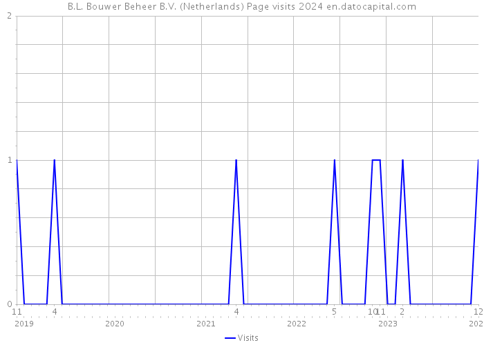B.L. Bouwer Beheer B.V. (Netherlands) Page visits 2024 