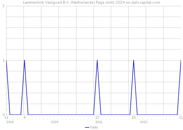 Lammertink Vastgoed B.V. (Netherlands) Page visits 2024 