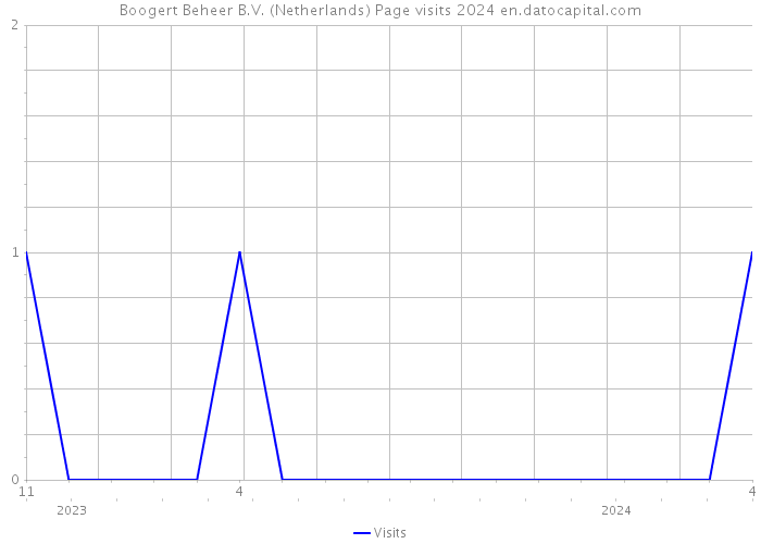 Boogert Beheer B.V. (Netherlands) Page visits 2024 
