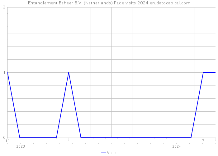 Entanglement Beheer B.V. (Netherlands) Page visits 2024 