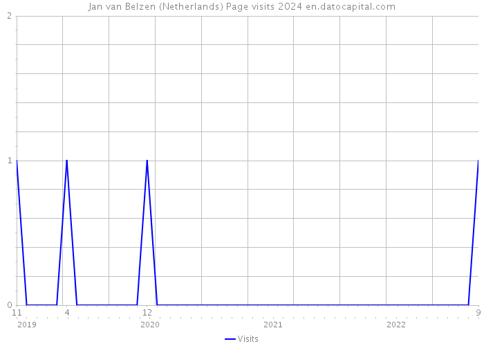 Jan van Belzen (Netherlands) Page visits 2024 