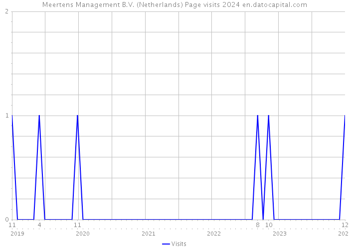 Meertens Management B.V. (Netherlands) Page visits 2024 
