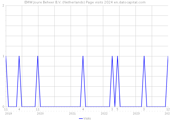 EMW Joure Beheer B.V. (Netherlands) Page visits 2024 