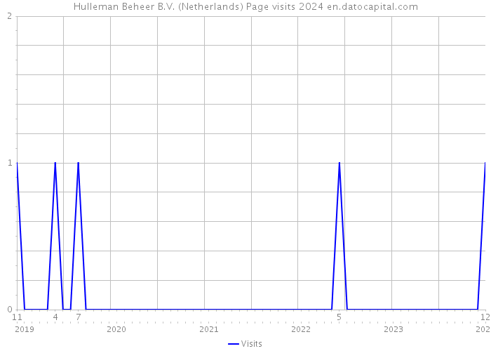 Hulleman Beheer B.V. (Netherlands) Page visits 2024 