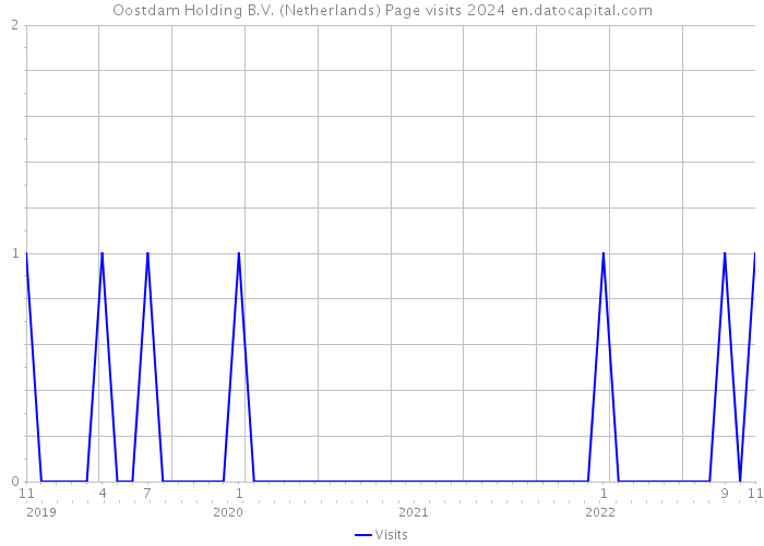 Oostdam Holding B.V. (Netherlands) Page visits 2024 
