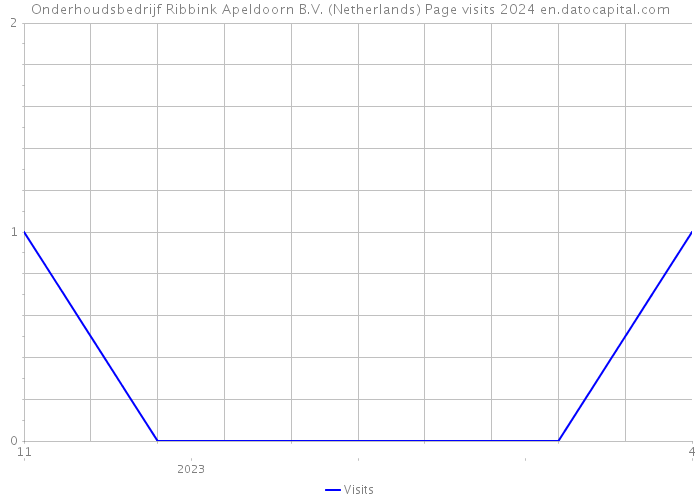 Onderhoudsbedrijf Ribbink Apeldoorn B.V. (Netherlands) Page visits 2024 
