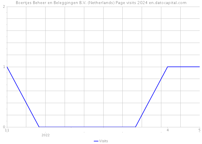 Boertjes Beheer en Beleggingen B.V. (Netherlands) Page visits 2024 