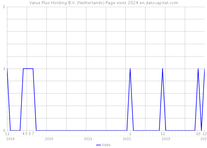 Value Plus Holding B.V. (Netherlands) Page visits 2024 