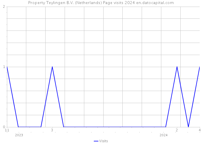 Property Teylingen B.V. (Netherlands) Page visits 2024 